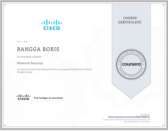 Course Certificate